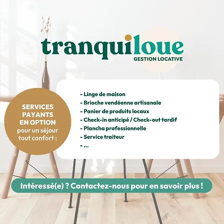Tranquiloue - Ideal Duplex T2 - 8min Du Puy Du Fou La Verrie